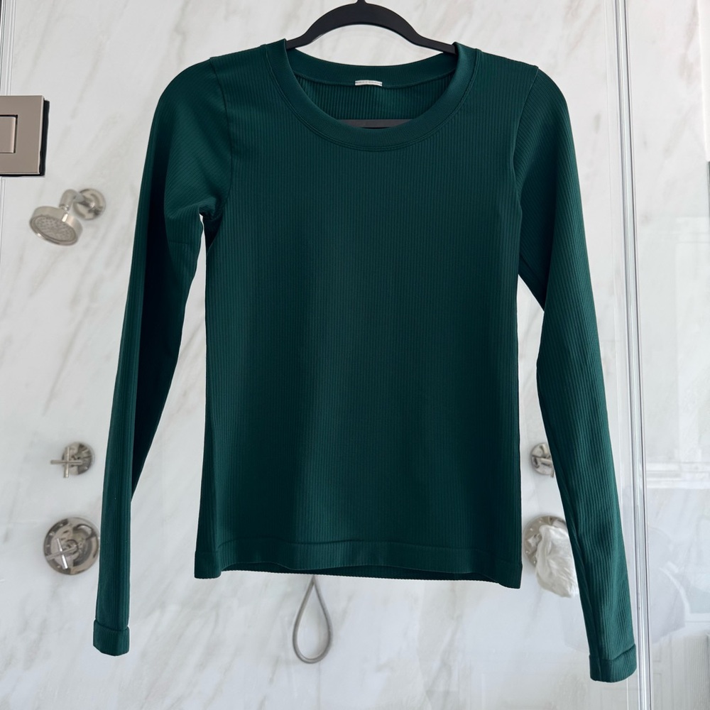 Renew Seamless Crewneck- Viridian